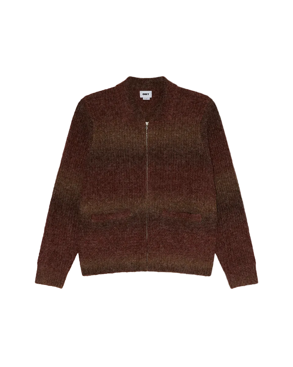 Obey ANTON GRADIENT CARDIGAN