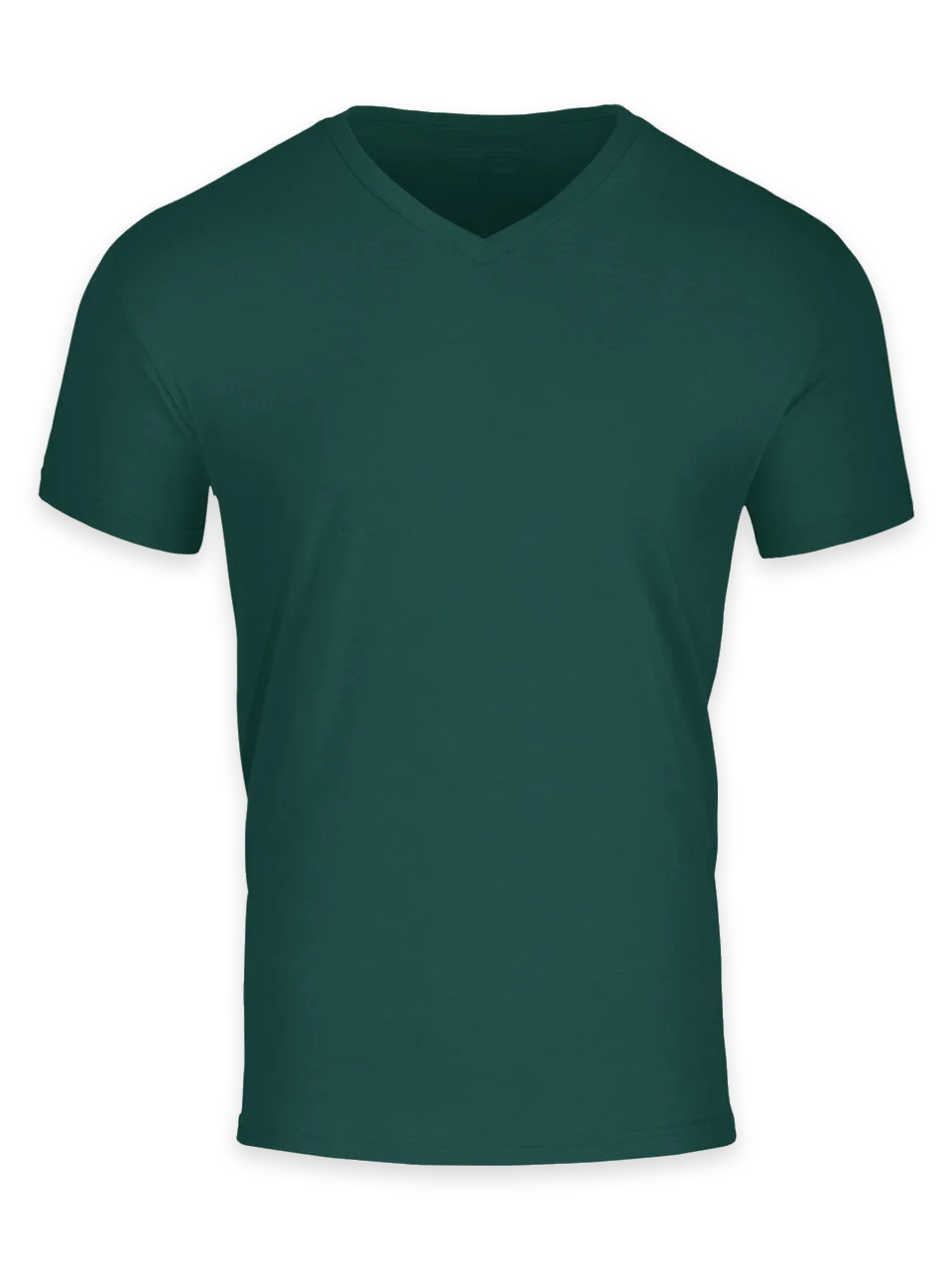 Fresh Clean Threads Dark Emerald V-Neck