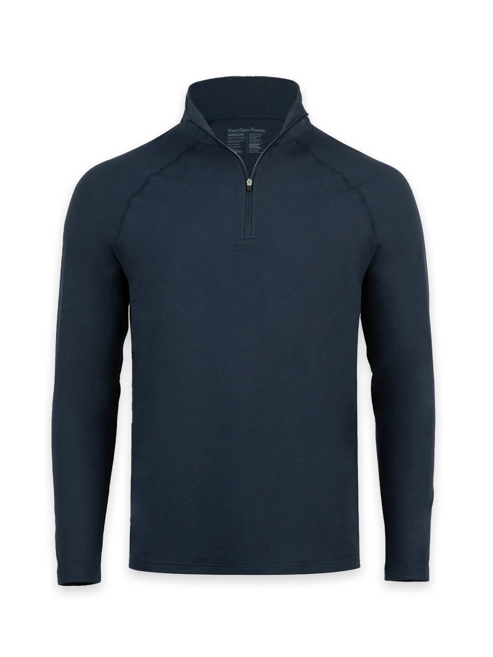Fresh Clean Threads Navy Tech Quarter Zip